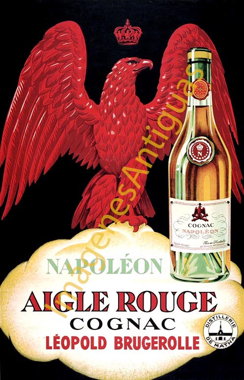 NAPOLÉON AIGLE ROUGE COGNAC LÉOPOLD BRUGEROLLE