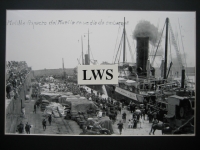 Melilla - Aspecto del Muelle en un día de embarque