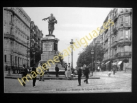 Bilbao - Estatua de Lopez de Haro. Plaza Circular