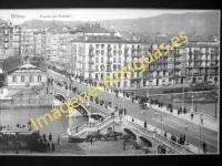 Bilbao - Puente del Arenal y calle de Navarra