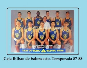 CAJA BILBAO DE BALONCESTO. TEMPORADA87-88