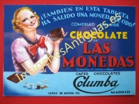 CHOCOLATES LAS MONEDAS - CAFÉS CHOCOLATES COLUMBA