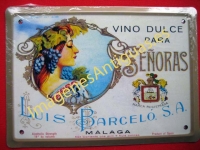 Chapa Publicitaria, Vino dulce para Señoras - Luis Barceló, S.A.