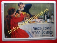 Chapa Publicitaria, Vinos y Coñac Pedro Domecq