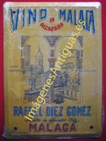 Chapa Publicitaria, Vino Malaga La Alcazaba - Malaga