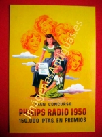 GRAN CONCURSO PHILIPS RADIO 1950