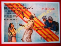 ALISTAOS EN LAS MILICIAS CATALANAS DE MADRID 2º BATALLÓN