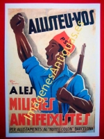 ALLISTEU-VOS A LES MILICIES ANTIFEIXISTES P.S.U.