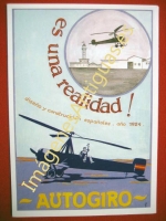 AUTOGIRO - DISEÑO Y CONSTRUCCION ESPAÑOLA AÑO 1924