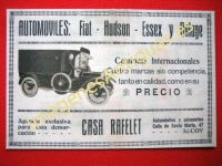 AUTOMOVILES FIAT - HUDSON - ESSEX Y DELAGE ALCOY
