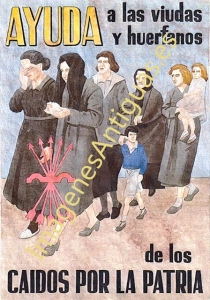 AYUDA A LAS VIUDAS Y HUERFANOS DE LOS CAIDOS POR LA PATRIA