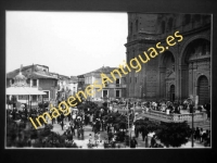 Alfaro - Plaza Mayor en Fiestas