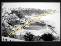 Algorta - El Puerto Viejo en fiestas con la Plaza de Toros