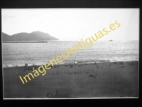 Algorta - Playa de Ereaga en el año 1943