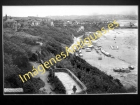 Algorta - Vista de la Playa de Ereaga desde Maria Cristina