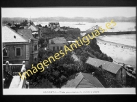 Algorta - Vista panorámica de chalets y playa