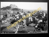 Alicante - Vista parcial y castillo de Santa Bárbara