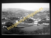 Azpeitia - Vista general. Santuario de Loyola al fondo