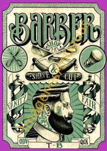 BARBER SHOP SHAVE & CUT VANITY FAIR