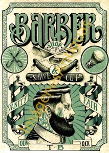 BARBER SHOP SHAVE & CUT VANITY FAIR