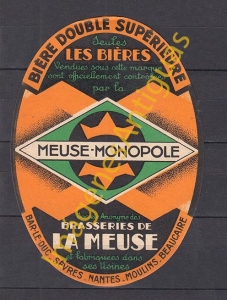 BIÈRE DOUBLE SUPÈRIEURE BRASSERIES DE LA MEUSE