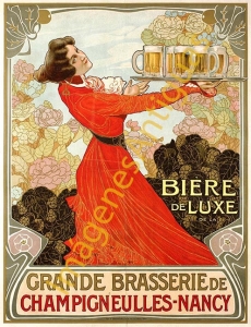 BI´ÈRE DE LUXE GRANDE BRASSERIE DE CHAMPIGNEULLES-NANCY