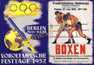 BOXEN VOROLYMPISCHE FESTTAGE 1952