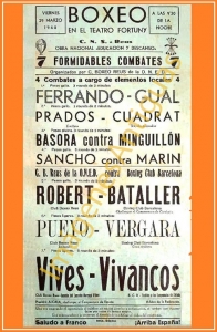 BOXEO EN EL TEATRO FORTUNY - REUS TARRAGONA