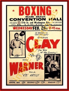 BOXING CLASSIUS CLAY vs DON WARNER