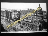 Bilbao - Banco de Vizcaya y calle de Hurtado de Amézaga