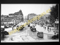 Bilbao - Calle de la Estación y Puente de Isabel II