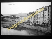 Bilbao - Calle de La Ribera en 1874