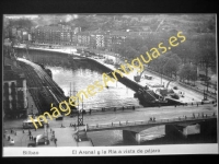 Bilbao - El Arenal y la Ría a vista de pájaro