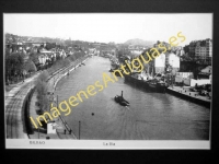 Bilbao - La ría Campo de Volantín y Muelle de Uribitarte