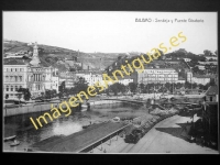 Bilbao - Muelle de Uribitarte, Sendeja y Puente Giratorio