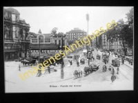 Bilbao - Plaza del Arriaga y Puente del Arenal