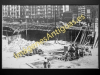 Bilbao - Puente del Arenal, reconstruccion despues de la guerra