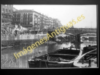 Bilbao - Puente del Arenal, reconstruccion despues de la guerra