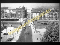 Bilbao - Puente de la Victoria y calle de Navarra