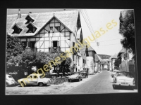 Burguete - Carretera de Francia y Hotel Loizu