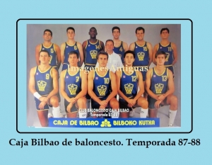 CAJA BILBAO DE BALONCESTO. TEMPORADA87-88