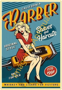 CALIFORNIA BARBER SHAVES AND HAIRCUTS