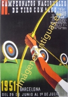 CAMPEONATOS NACIONALES DE TIRO CON ARCO BARCELONA 1951