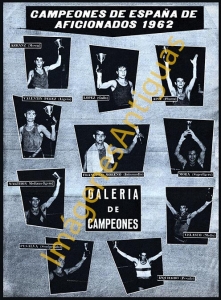 CAMPEONES DE ESPAÑA DE AFICIONADOS 1962