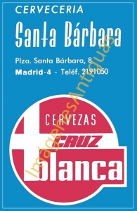 CERVEZAS CRUZ BLANCA MADRID