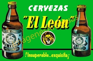 CERVEZAS ”EL LEÓN” INSUPERABLE...EXQUISITA¡