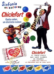 CHICLEFORT EL ÚNICO CHICLE QUE HACE GLOBOS DE COLORES
