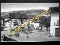 Ceánuri - La plaza desde el puente Alcibar