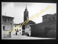 Cortes - Vista de la torre parroquial