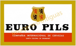 EURO PILS - COMPAÑÍA INTERNACIONAL DE CERVEZAS - SANTA COLOMA DE